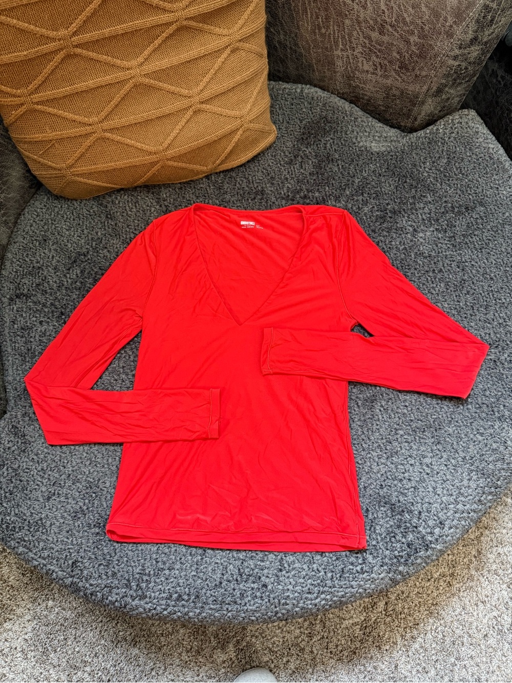 smoothez by aerie plunge long sleeve tee